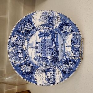 Staffordshire Williamsburg Virginia Blue by Jonroth England